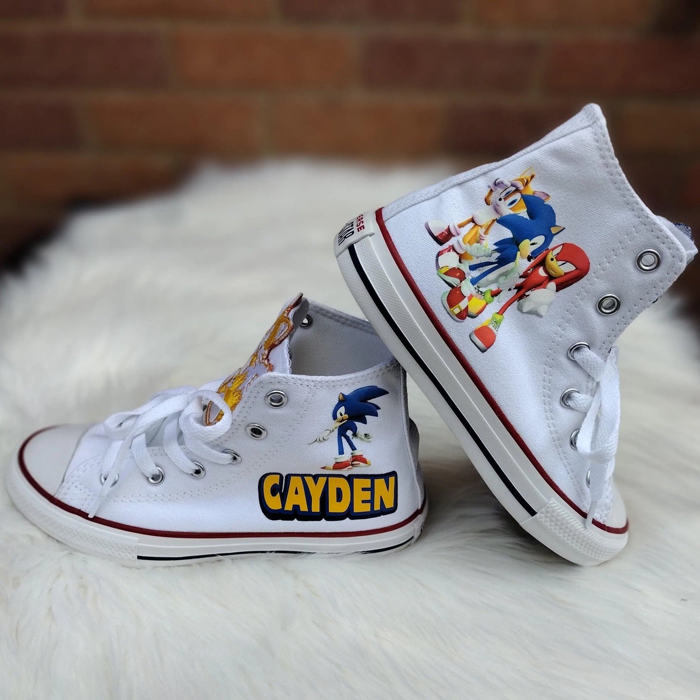 Sonic and Friends Custom Shoes - KolorfulKidzCustoms