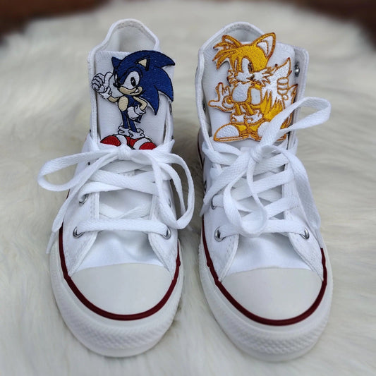 Sonic and Friends Custom Shoes - KolorfulKidzCustoms