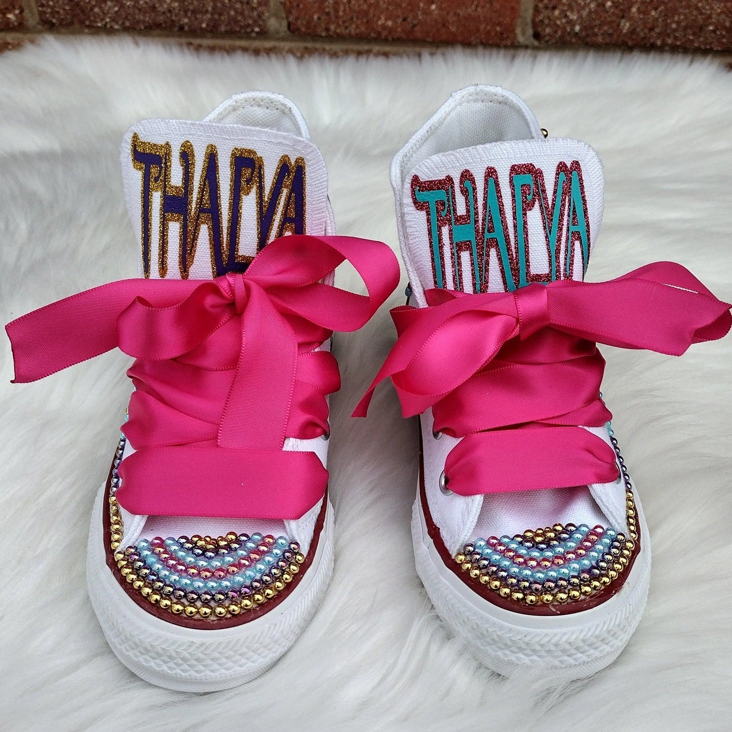 Encanto Inspired Mirabel Custom Shoes - KolorfulKidzCustoms