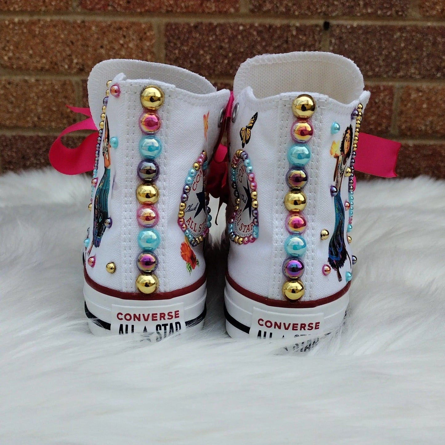 Encanto Inspired Mirabel Custom Shoes - KolorfulKidzCustoms