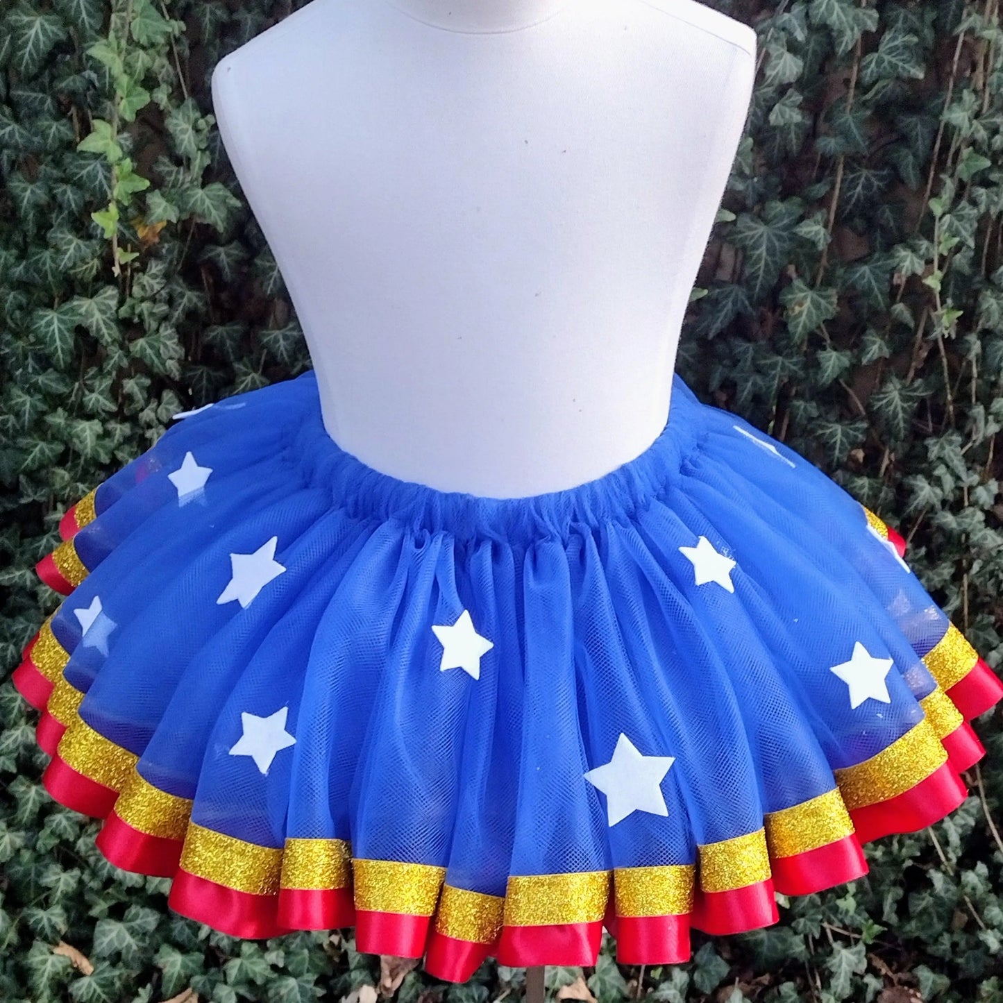 Wonder Girl Tutu Set, Wonder Woman Inspired Tutu Set/Costume - KolorfulKidzCustoms