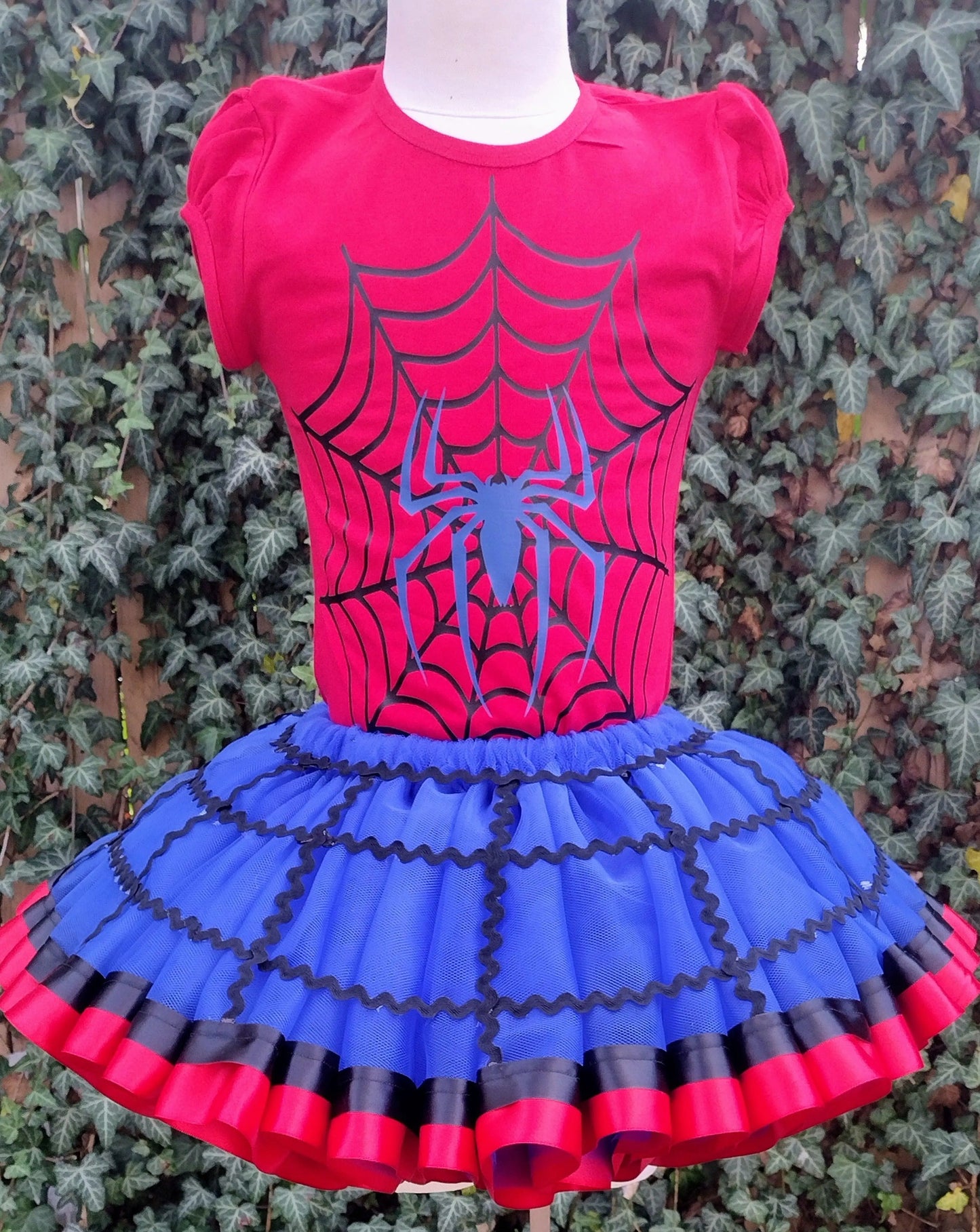 Spiderman Inspired Tutu Set/Costume - KolorfulKidzCustoms