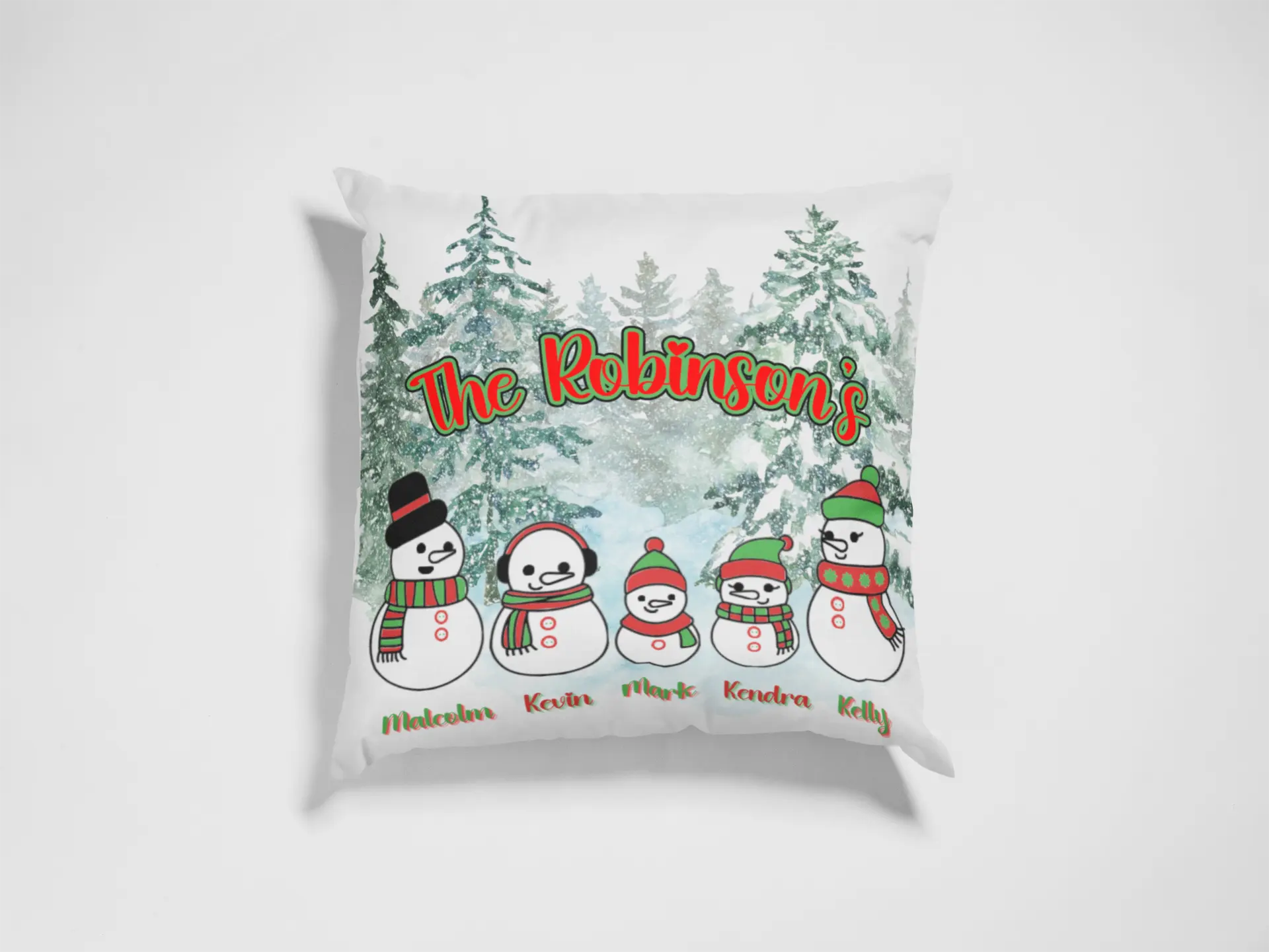 Custom Holiday Pillow KolorfulKidzCustoms