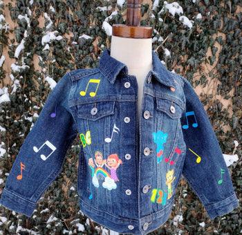 Unisex Cocomelon Denim Jacket, Custom Jean Jacket - KolorfulKidzCustoms