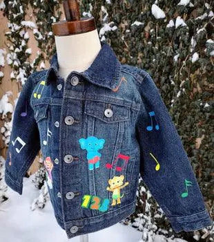 Unisex Cocomelon Denim Jacket, Custom Jean Jacket - KolorfulKidzCustoms