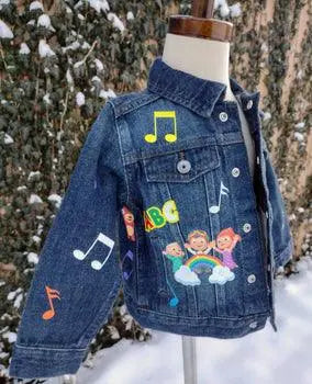 Unisex Cocomelon Denim Jacket, Custom Jean Jacket - KolorfulKidzCustoms